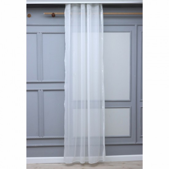 Laura 140x260 cm Wholesale Tulle Curtain Living and Bedroom Curtains 3 Models 100% Polyester